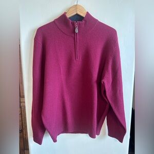 *SOLD* Men's Large Jos A Bank Burgundy Sweater